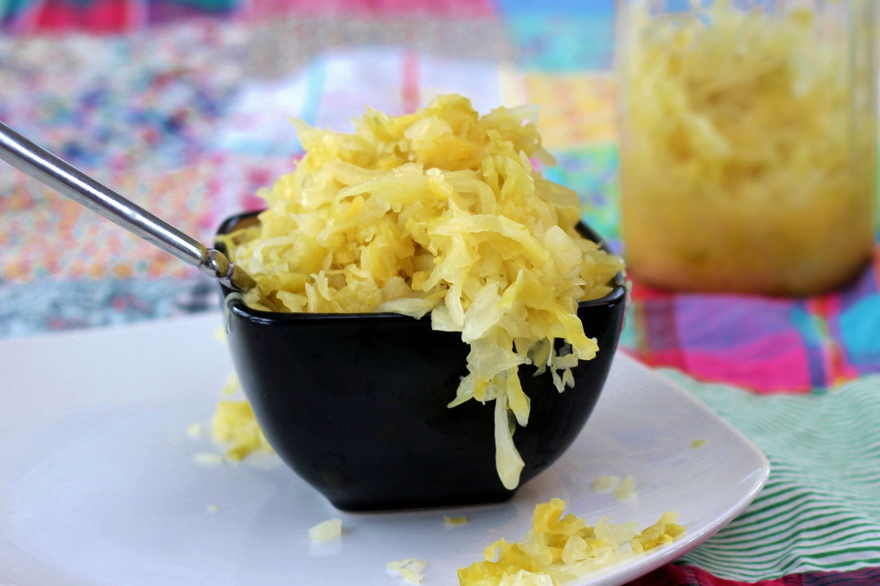 8. Sauerkraut is ready to eat.